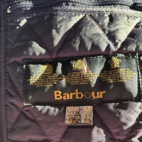 Barbour Fuchsia Quilted Jacket - Picture 6 of 7